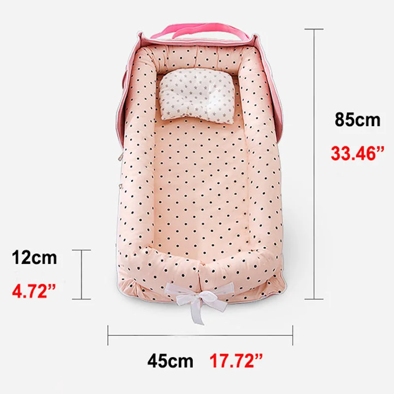 Portable Baby Crib Nursery Travel Bed Foldable Baby Bed Bag Infant Toddler Carry Cot Multifunctional Storage Bag For Baby Care