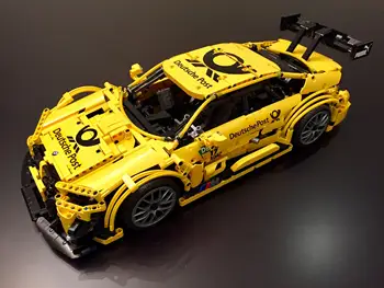 

NEW Technology Building Block Mechanical Gear Moc-4142 RC M4 Car Racing Car Remote Control Assembling Toy Boy Gift