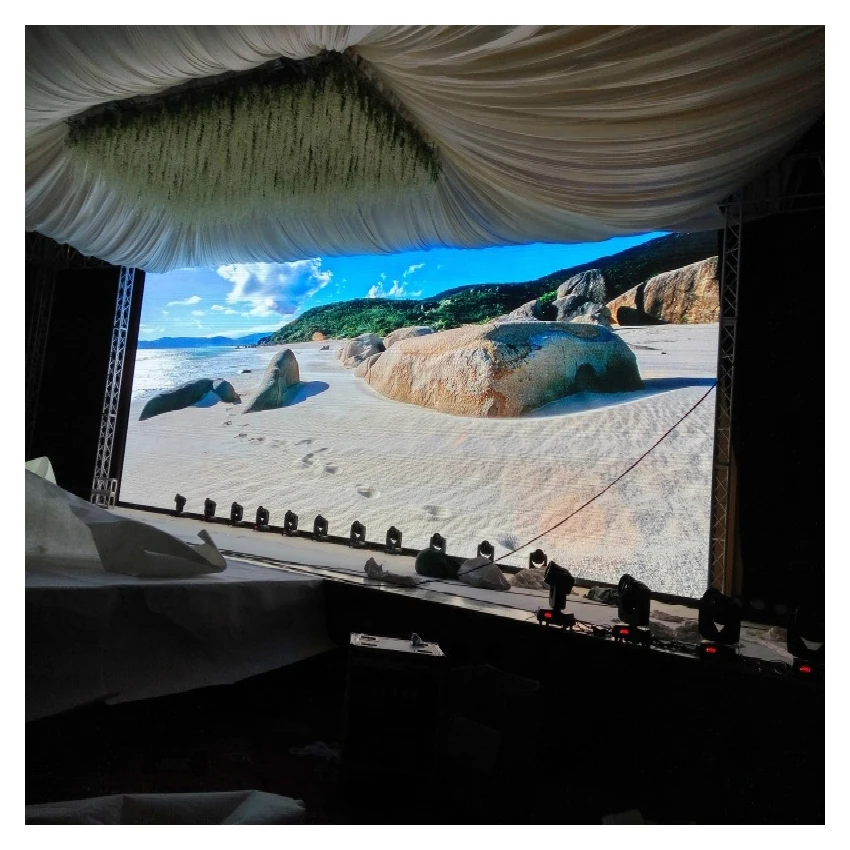 

P4.81 SMD HD High Brightness 500×500mm Die casting Aluminum Cabinet rental Indoor rgb LED Display For Big Advertising LED Screen