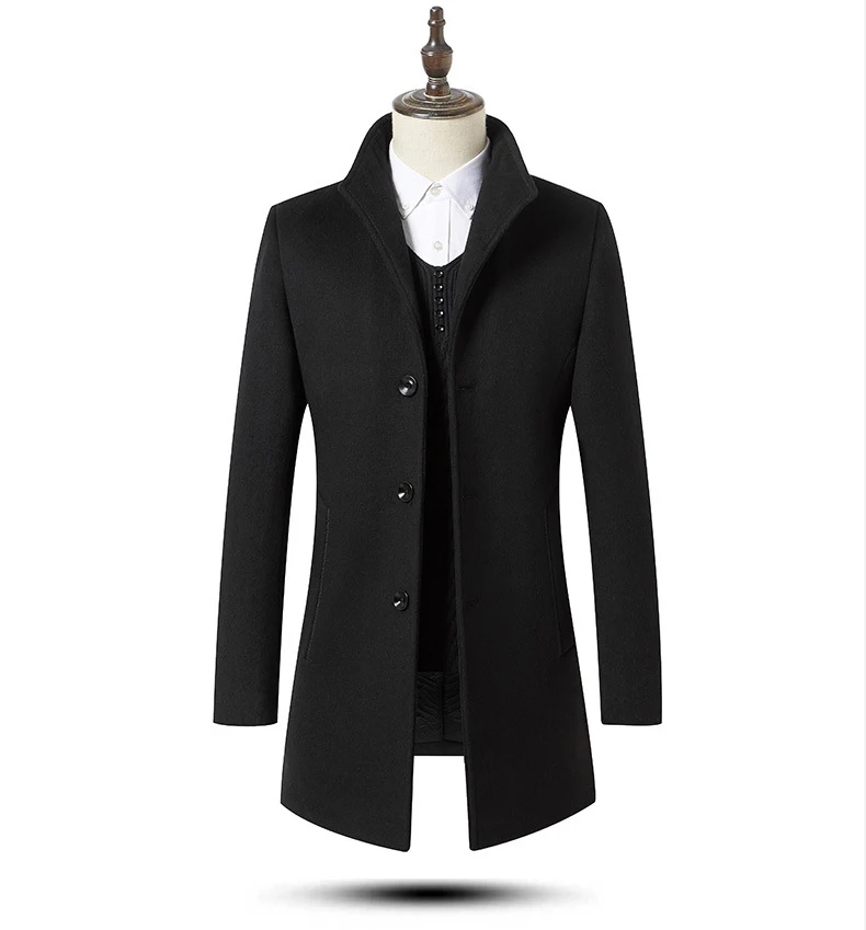 Зима Новая Повседневная Длинная шерсть Montau Homme
