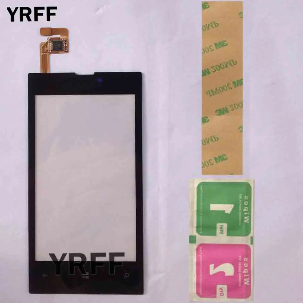 

Mobile Touch Screen Panel For Nokia Lumia 520 525 N520 N525 Touch Screen Front Touch Panel Digitizer Sensor Glass Lens Wipes