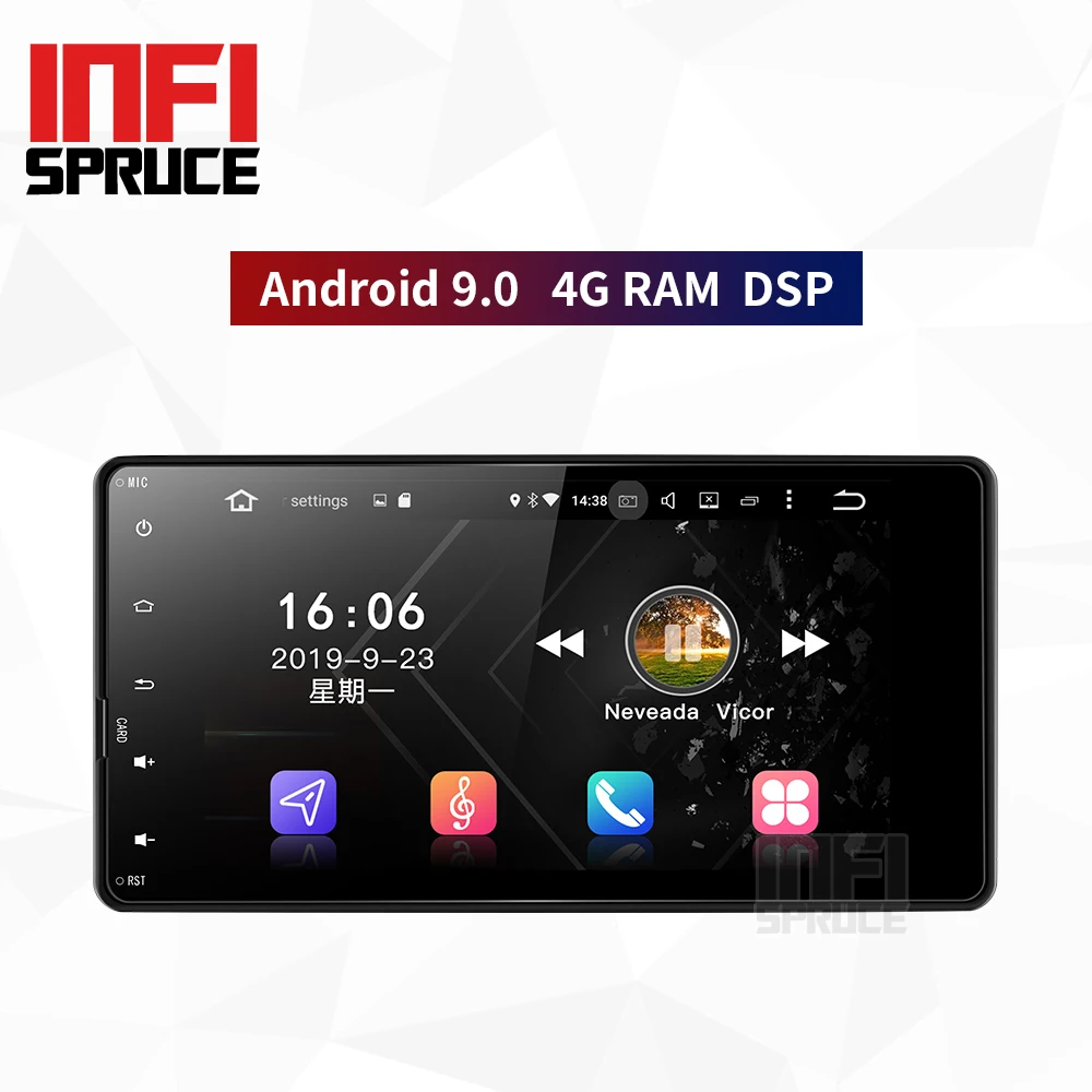 4G RAM DSP Android 9.0 car navigation dvd radio video gps for Mitsubishi outlander lancer asx 2012 2013 2014 | Автомобили и