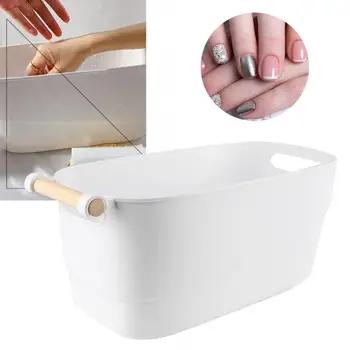 

Manicure Vacuum Cleaner Nail Art Hand Soaking Basin Hand Care Cleaning Washing Bowl with Handles Manicure Vacuum Cleaner