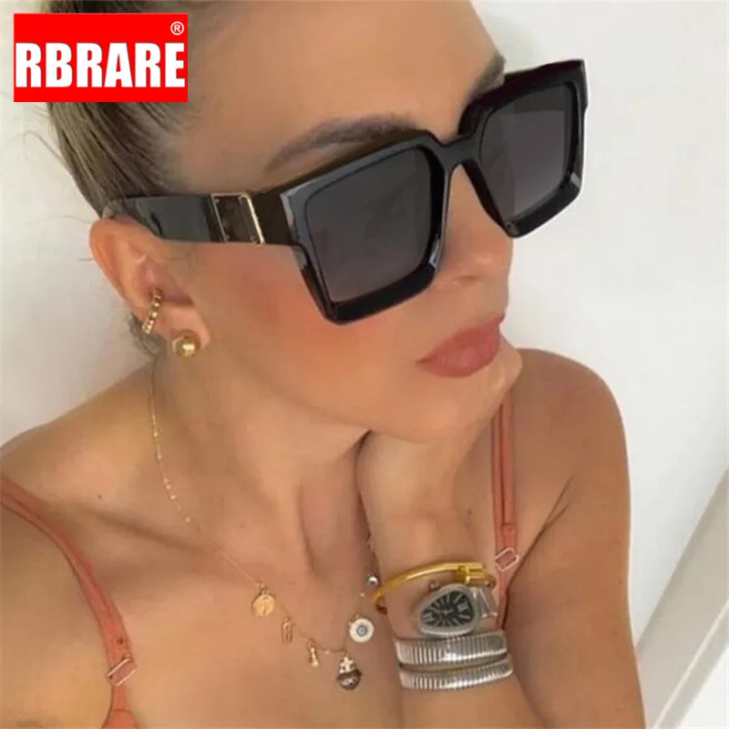 Очки солнцезащитные RBRARE большие квадратные женские роскошные брендовые