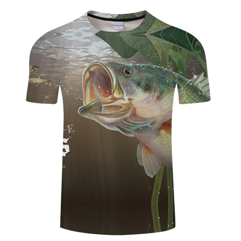 

Fish 3d Print T Shirt Men Women O Neck Hip Hop T Shirt Summer Short Sleeve Tops Tee 3d Funny Animals Fish Printed T Shirt