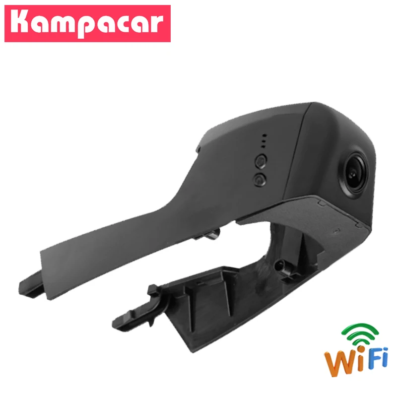Kampacar Novatek 96658 автомобильный wifi DVR видеорегистратор камеры Авто видео рекордер для Volkswagen Touareg два объектива wifi Автомобильные видеорегистраторы