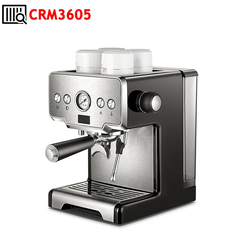 Household Espresso Semiautomatic Coffee Machine 15bar Pump Steam