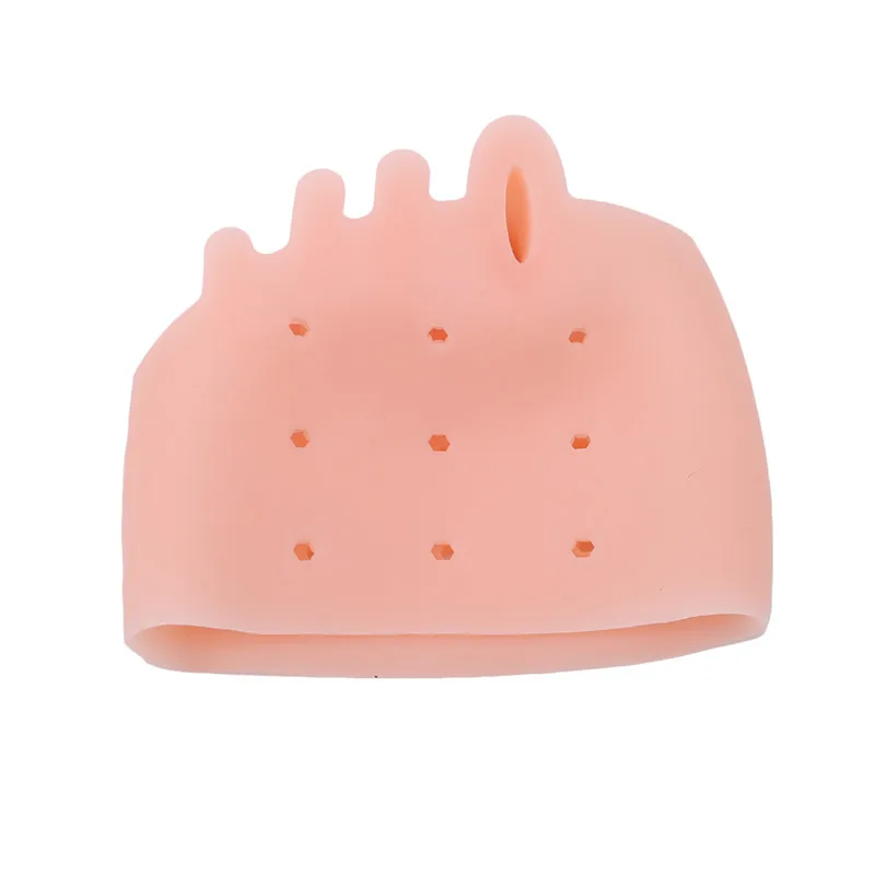 1 Pair Of Five-hole Honeycomb Forefoot Pad Toe Set New Toe Separator Separation Toe Valgus Corrector To Protect Foot Tools