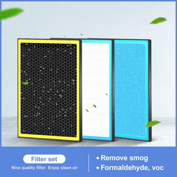 

348*265 mm high efficiency hepa filter activated carbon filter and cold catalyst filter of air purifier parts for SKG-JH4053 etc
