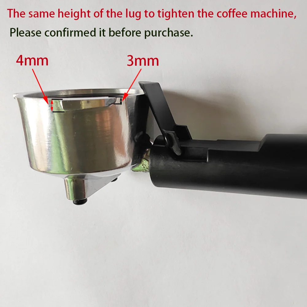 Portafiltro sin fondo de 51mm, 60mm, 15-20Bar, piezas de cafetera espresso  - AliExpress
