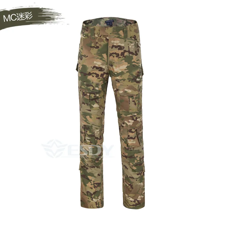 ESDY Новые плотные камуфляжные брюки лягушка мужские уличные военные брюки костюм дикая камуфляжная одежда альпинистские брюки