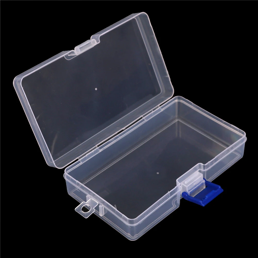 Necklace Storage Container Case Box Holder Craft Organizer Durable Clear Transparent With Lid Mini Plastic Collection Jewelry