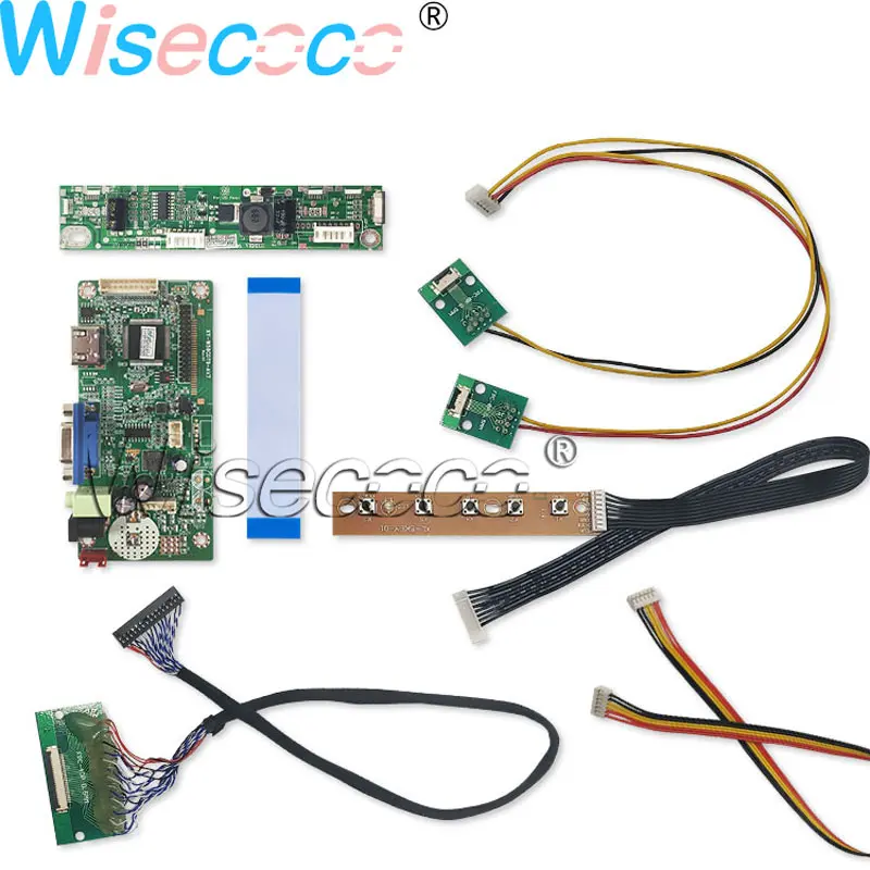 Wisecoco 12," 1920 × 720 TFT ЖК-экран высокая яркость 700 нит 40 контактов LVDS HDMI VGA контроллер для наушников доска для наружного использования