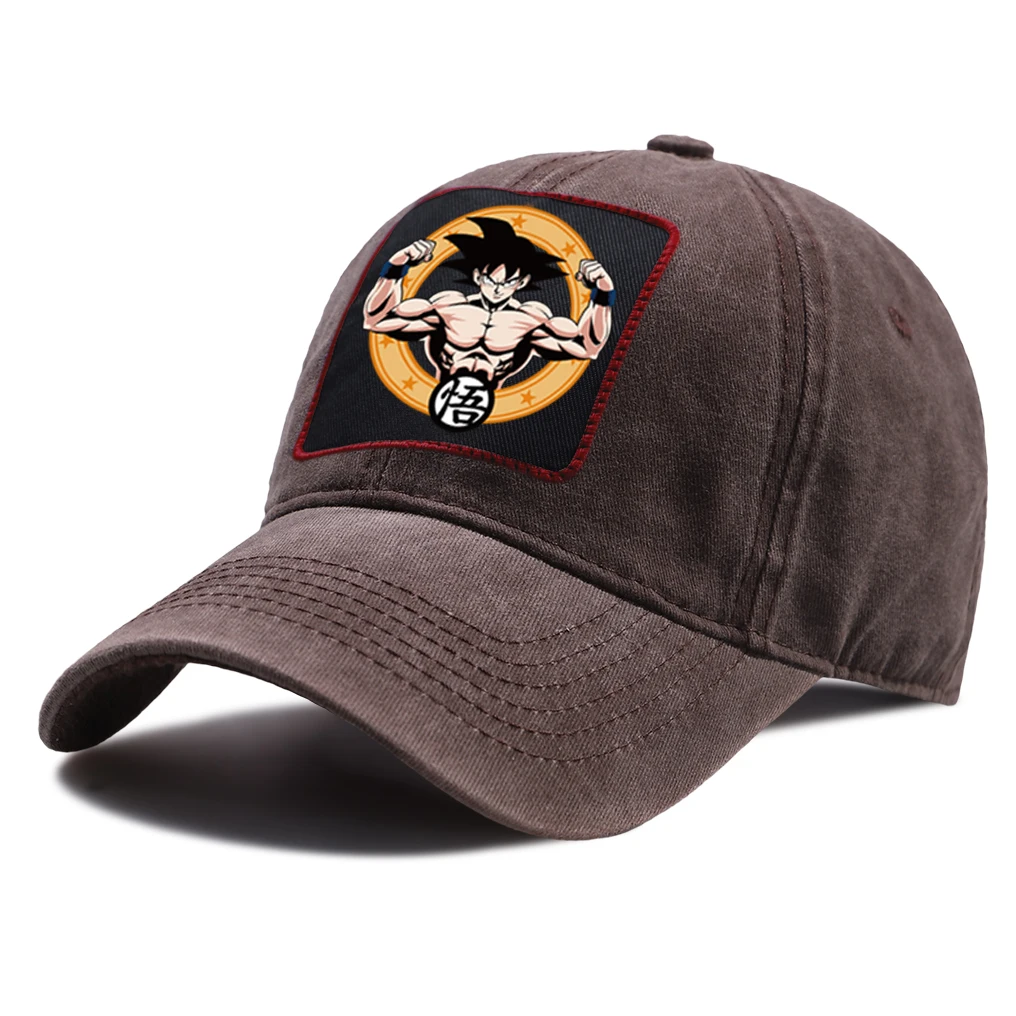 

Dragon Ball Goku Baseball Caps Cartoon Outdoor Summer Casual Riding Hat Cotton Unisex Snapback Hat Hip Hop Anime Baseball Cap