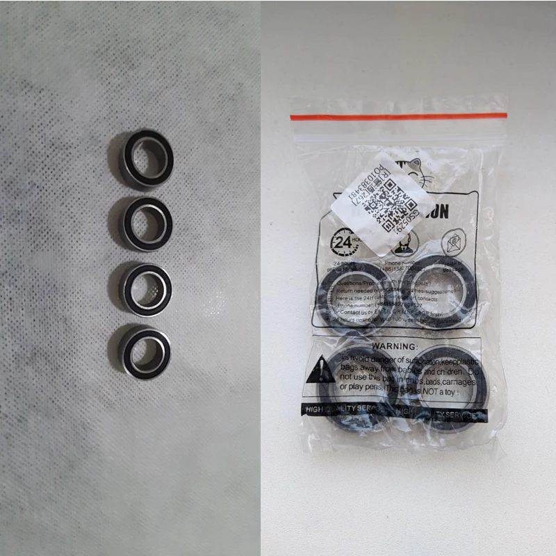 15267-2RS Rubber Sealed Deep Groove Ball Bearing 4Pcs/set 15x26x7 mm Premium Sealed Radial Ball Ring Bottom Brackets ball bearings miniature bearings mini ball bearing