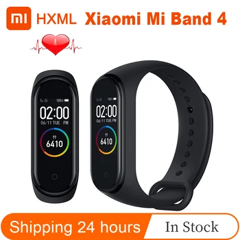 

Xiaomi Newest Mi Band 4 Sport Miband 4 Smart Bracelet Heart Rate Fitness Traker Color Screen Waterproof Bluetooth 5.0 135mAh