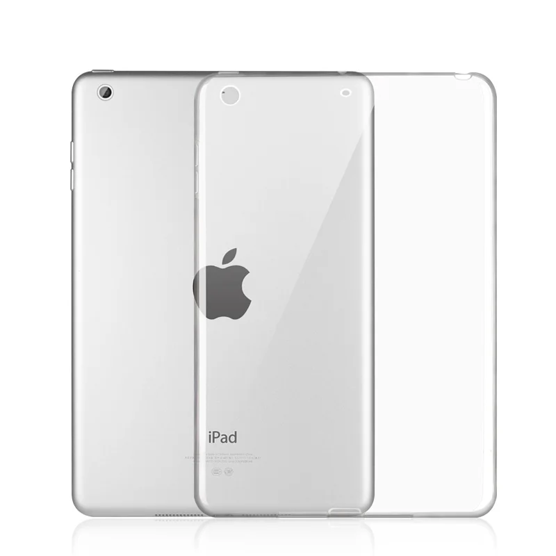 Чехол для iPad Pro 9,7 дюйма Чехол 1:1 магнит Смарт авто спящий Стенд Флип кожаный чехол A1673 A1674 A1675 - Цвет: Transparent