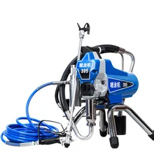 Новая безвоздушная распылительная машина высокого давления, безвоздушная распылительная пушка, Электрический безвоздушный распылитель краски, 390 395 машина для нанесения краски