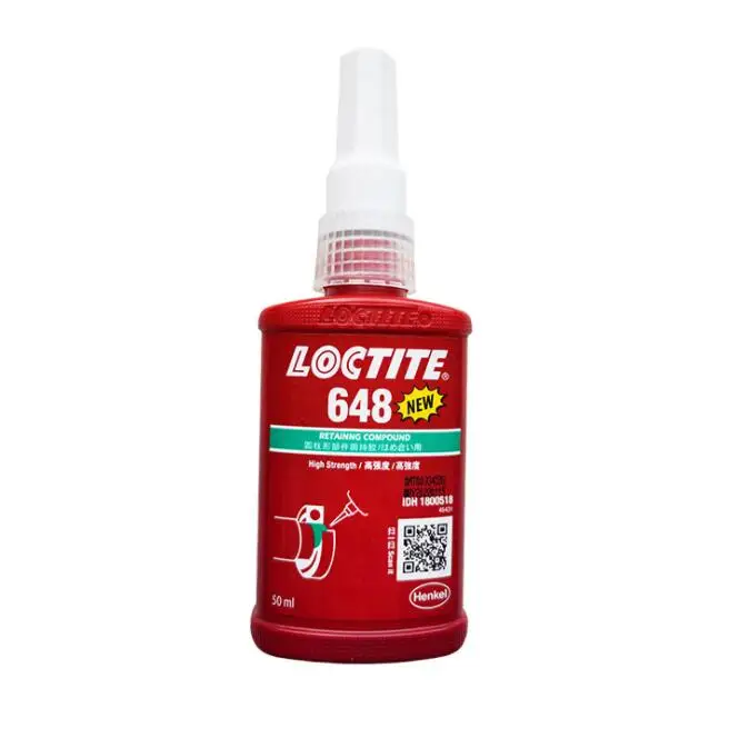 

Loctite 648 glue high strength oil resistant cylindrical holding glue 50ml high temperature resistant