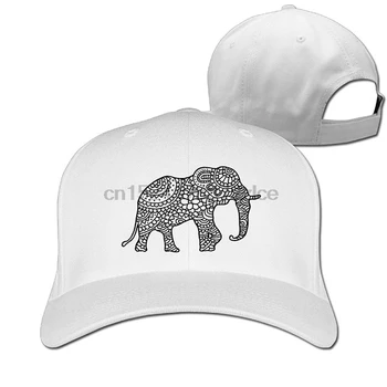 

Unisex Adult Bohemia Elephant Plain Baseball Cap Adjustable Snapback Hat