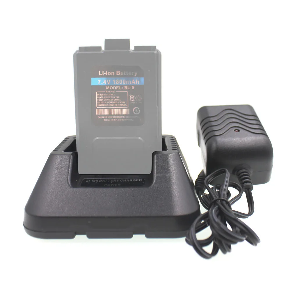 Оригинальный Зарядное устройство для BAOFENG UV-5R DM-5R UV-5RA UV-5RB серии с подкладкой Радио мощность адаптера переменного тока и рабочего стола для
