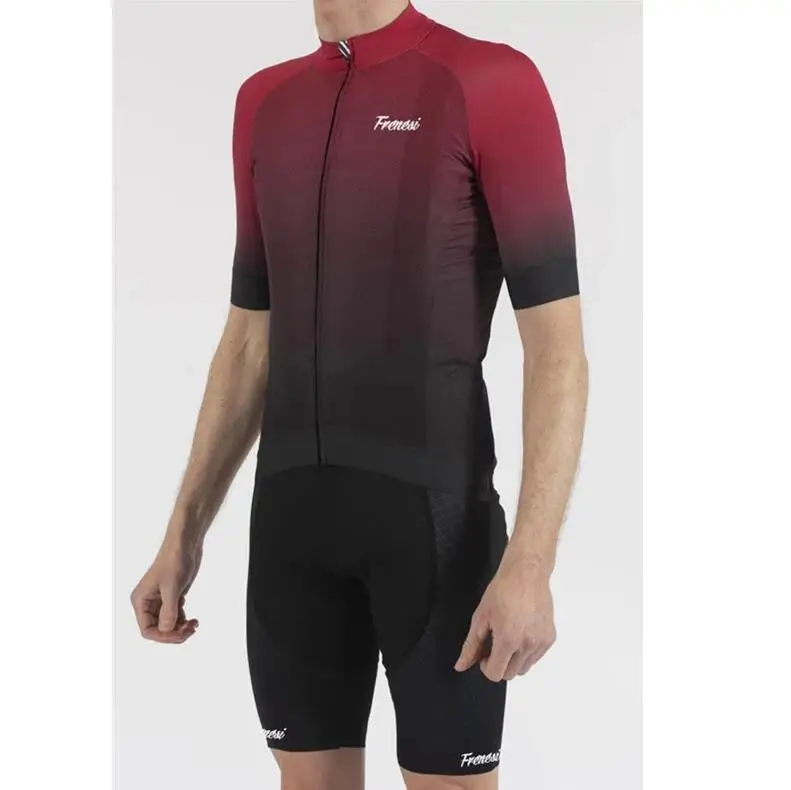Pro командный триатлонный костюм мужские велосипедные Джерси наборы Skinsuit комбинезон Велосипедное трико Ropa ciclismo комплект гелевая накладка - Цвет: as picture9