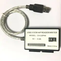 USB 2,0 DOM 44 pin считыватель/Писатель 44 pin диск на считыватель модулей USB кард-ридер