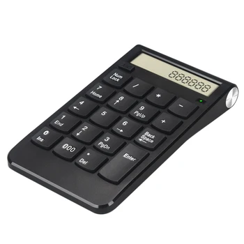 

Smart USB Receiver Non Slip Digital Display Wireless Keyboard LCD Screen Ultra Thin Numeric Keypad Ergonomic Accounting 2.4G