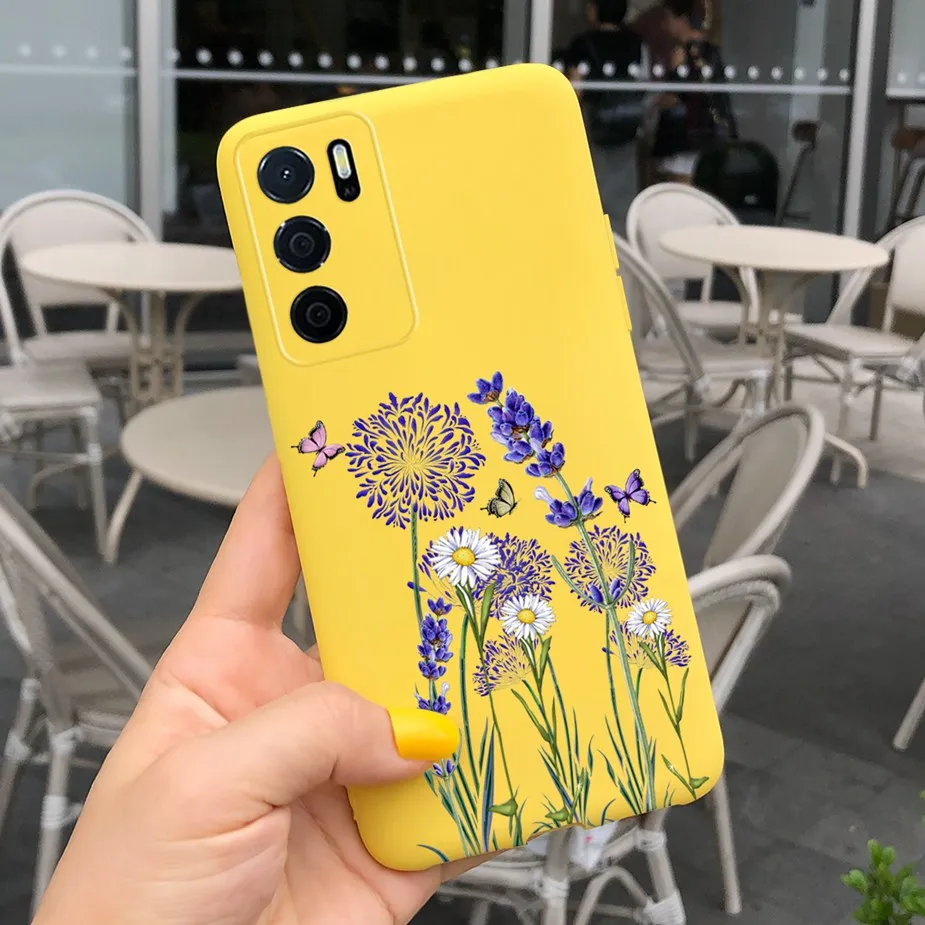 cases for oppo cases For Oppo A16 A16s Case CPH2269 Soft Silicone Stylish Candy Painted Cover For Oppo A16 OppoA16 S A54s Case Oppo A 16 s Coque Capa cases for oppo cases Cases For OPPO