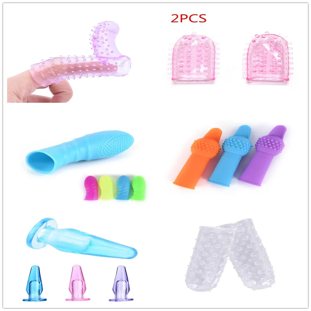 Pussy Finger Sleeve Vibrator Female Masturbator Massage Clit Stimulate Sex Toys For Women Lesbian Orgasm Adult Products