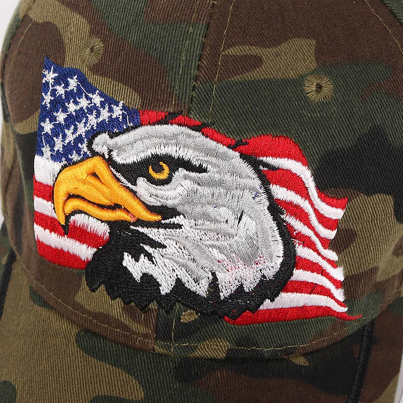 Летняя Маскировочная шапка американский флаг США шляпа, с вышитыми буквами животный принт Snapback бейсболка Мужская Gorra Hombre bone