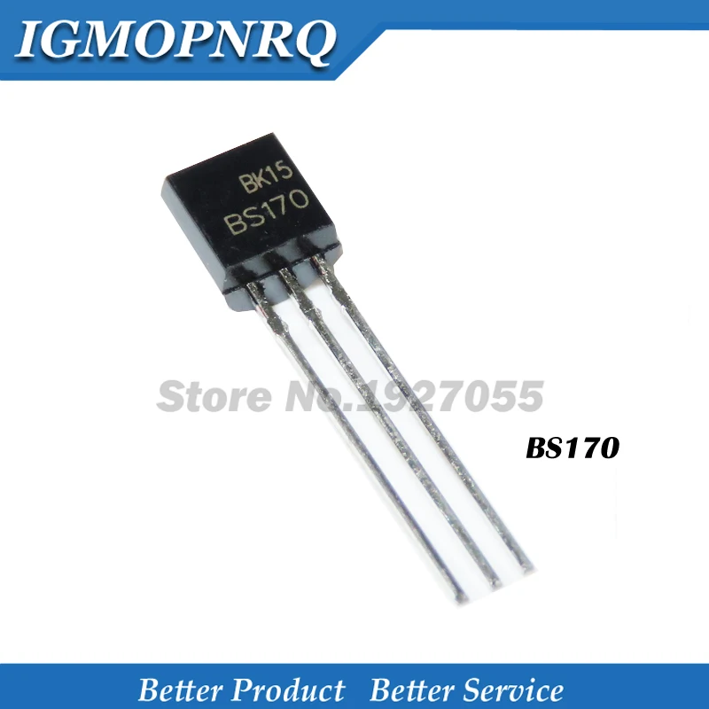 50 шт./лот BS170 TO-92 S170 TO92 MOSFET N-CH 60V 500MA NEW | Электронные компоненты и принадлежности