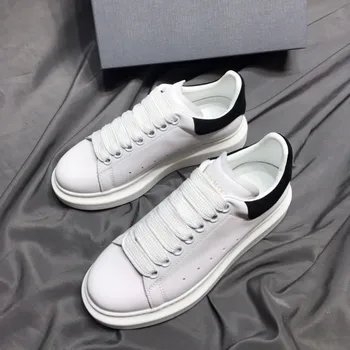 

Spring Autumn Genuine Leather Women Casual Shoes Luxury Brand 2019 Mens Sneakers Breathable womens Sports Shoes