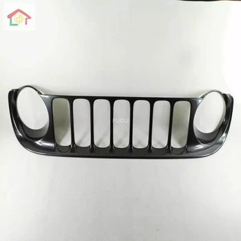

For Jeep Renegade 2015 2016 2017 ABS Chrome Front Grille Grill Kit Cover Trim Exterior Car-styling Accessories