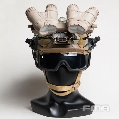 FMA Тактический шлем Сплит противотуманные очки 3 мм серые линзы CS поле Goggle
