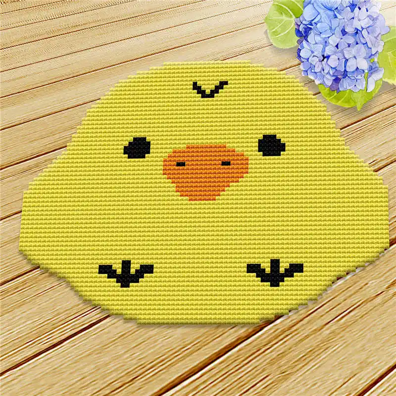 Baratos Kit de alfombra de gancho DIY de knoopkussenen Kit de alfombra de bordado de Knooppakket cojín de pestillo gancho Tapijt foamiran para bordado