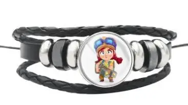 Драка Леон Спайк ворона фигура браслет Шелли Кольт Jessie Brock Dynamike El primo ячмень Poco Ricochet даррил Пенни Франк Морти - Окраска металла: 18