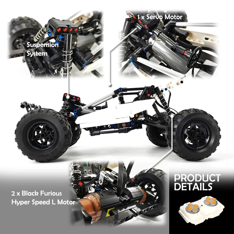 Пульт дистанционного управления Technic Buggy строительные блоки RC внедорожный