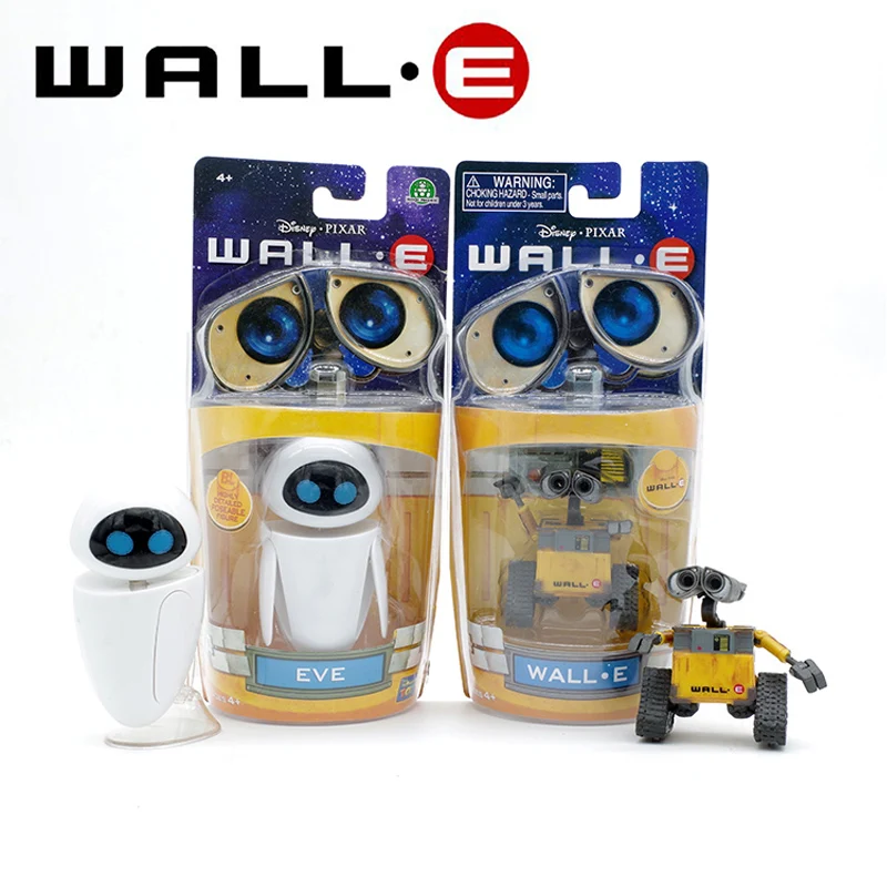 Wall E Eee Vah Eve Mini Robot Action Figure Model Toy Doll Kid Gift Decoration Tv Movie Character Toys