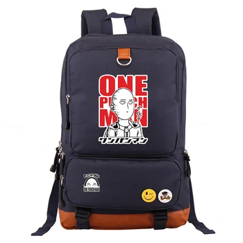 

One-Punch Man Cool Man Printed Hip-hop College Backpack Anime Oxford Students School Bags for Teens Travel Sport Casual Outdoor