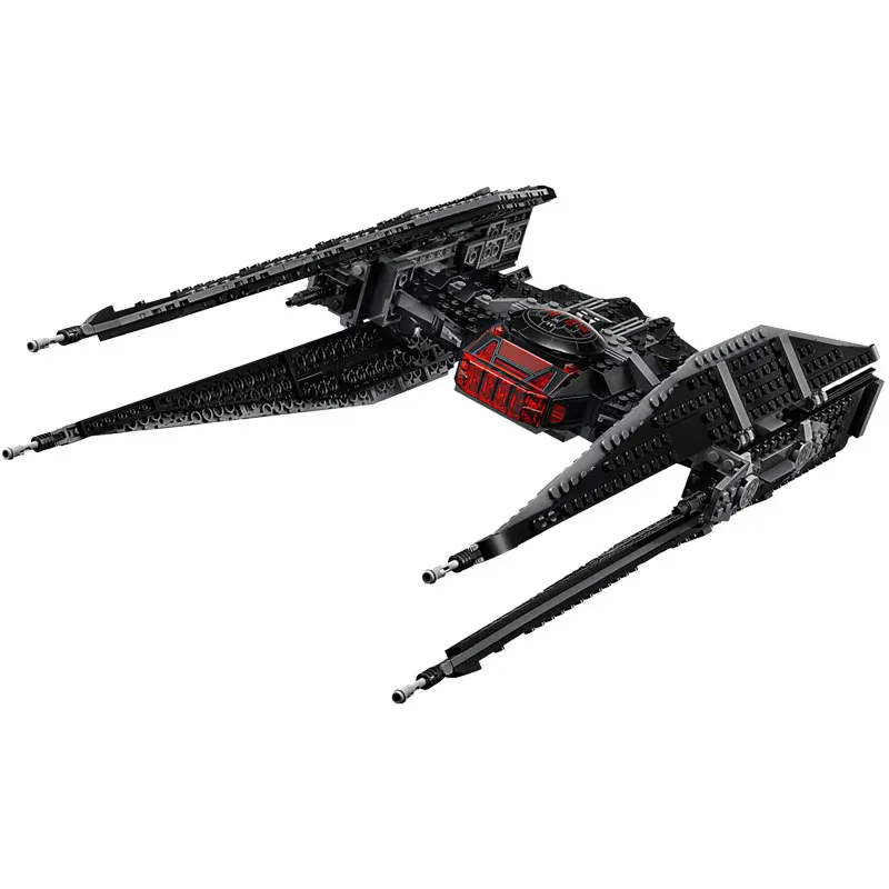 NO BOX Mailackers серия Звездных Войн фильмы Kylo Reylo TIE Fighter модель совместимые фигурки Звездные войны строительные блоки игрушки для детей - Цвет: NO BOX