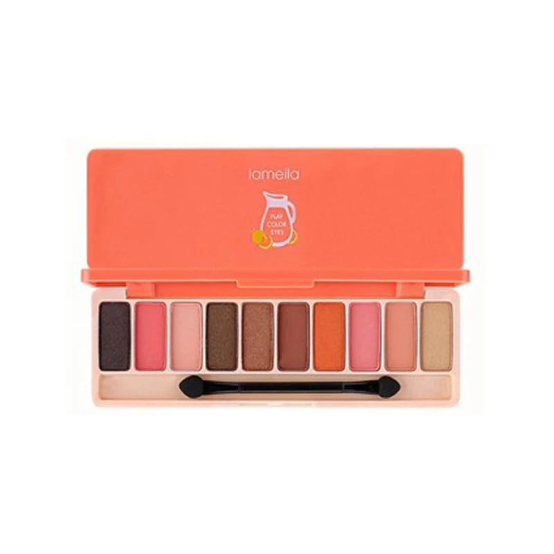 10 Colors Eyeshadow Palette Natural Long Lasting Matte Shimmer Eye Shadow Women Eyes Nude Makeup Set Cosmetics Maquillage TSLM2