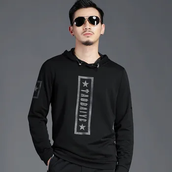 

#1855 Autumn Winter Black Casual Hoodies Men Slim Patchwork Mesh Hip Hop Mens Streeetwear Sweatshirt High Quality Fashion