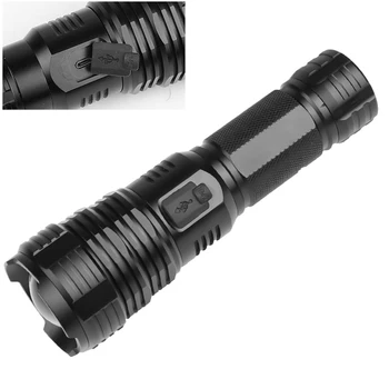 

Super Bright LED Flashlgiht 18650 Camping Hiking Lamp Waterproof Flashlight Zoomable Flashlight Rechargeable