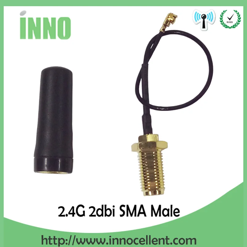 2 4 ГГц антенна SMA male 3dbi Zigbee Wi Fi мини PCI U.FL IPX для фотокабеля удлинитель Pigtail|2.4ghz antenna