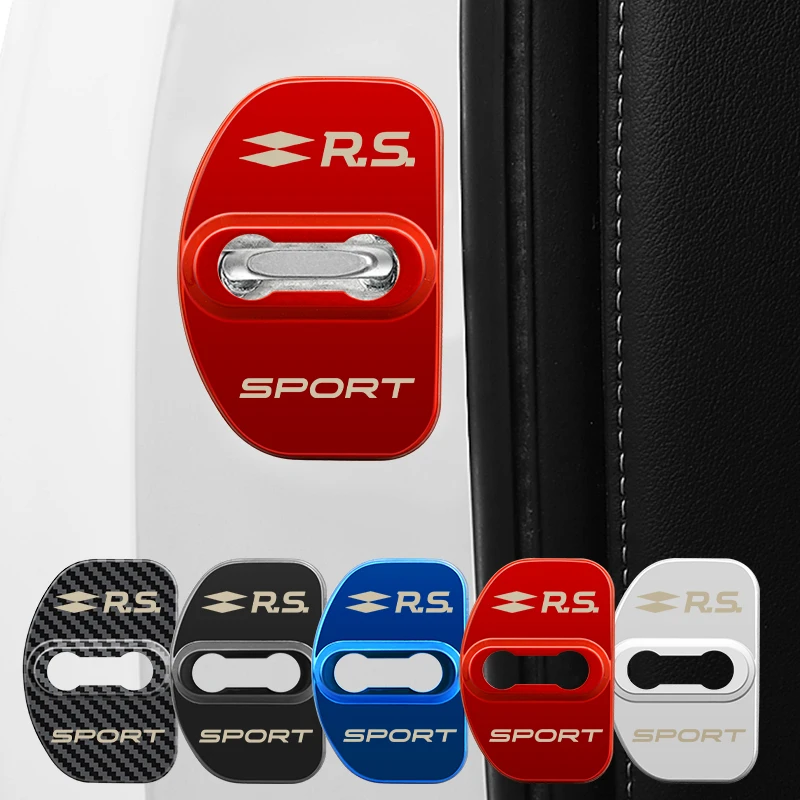 4Pcs Copertura Della Serratura Della Porta Auto Adatta Per Renault Megane 2 Scenic 2 Laguna 2 Megane 3 Duster Clio Capture Fluence Accessori Auto