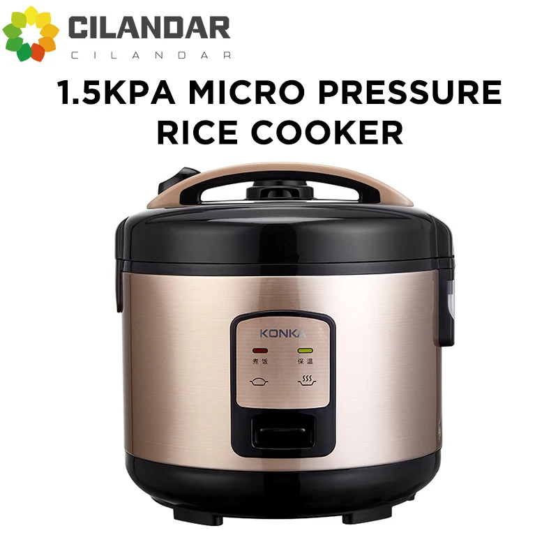 2026 CILANDAR 5L Electric Rice Cooker Micro Pressure Rice Cooking Machine With Non-Stick Coating Detachable Exhaust Valve