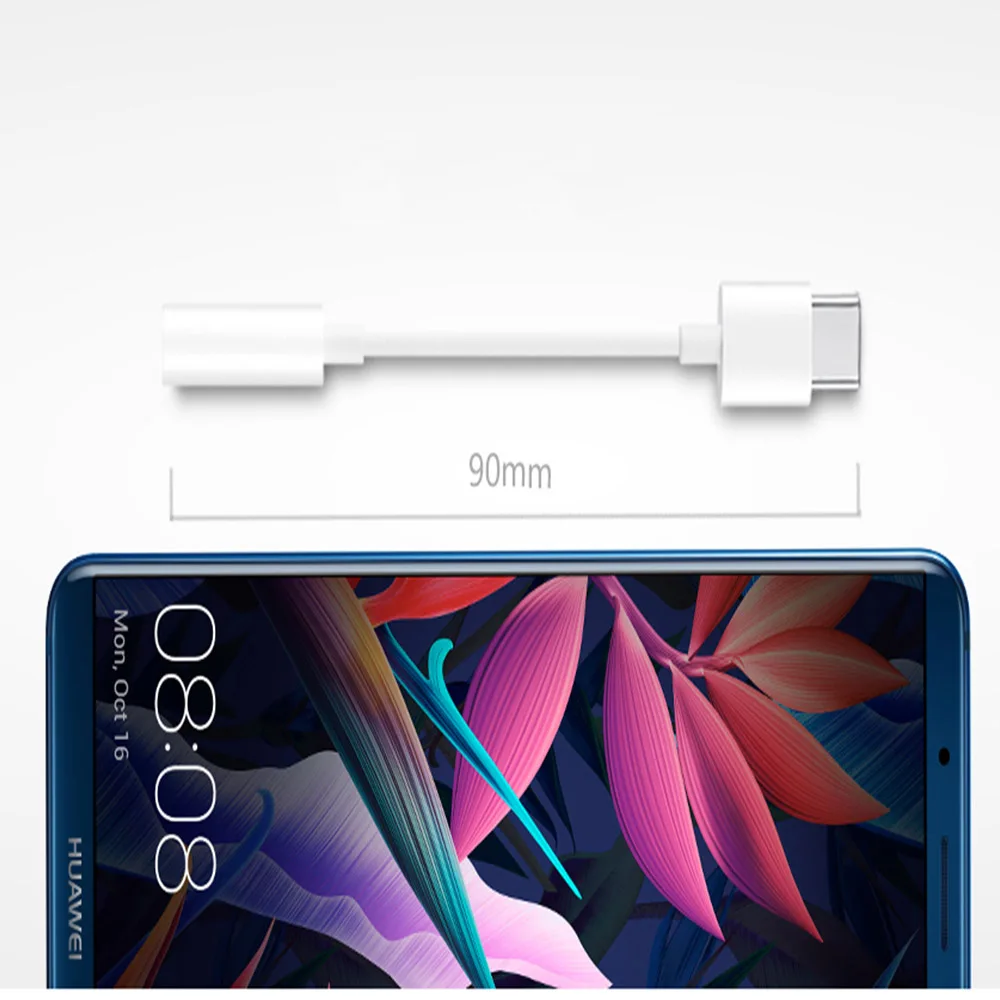 Huawei аудио кабель type C 3,5 Jack кабель для наушников USB C до 3,5 мм Наушники Адаптер для huawei P10 P20 pro mate 10 Pro 20