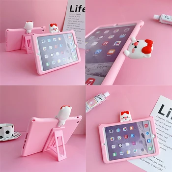

Kids Case For iPad mini 4 Safe Non-toxic Cartoon Silicone Shockproof Kids Tablet Cover For Apple iPad mini 4 Case