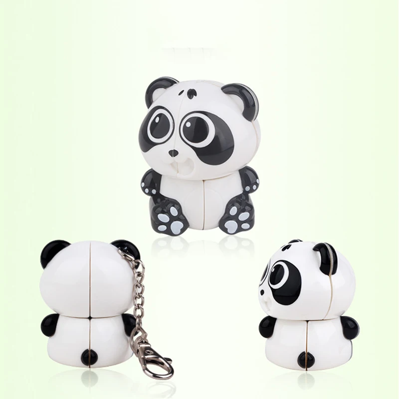 Yuxin Panda 2x2 брелок волшебный куб ранняя развивающая игрушка подарок идея Новые игрушки для детей куб
